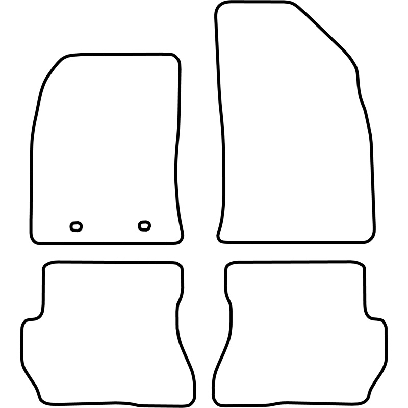 Set de tapis de sol sur mesure pour Ford Fiesta 2002-2005