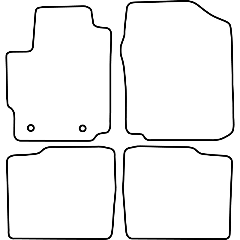 Set de tapis de sol sur mesure pour Daihatsu Materia 2006-2011