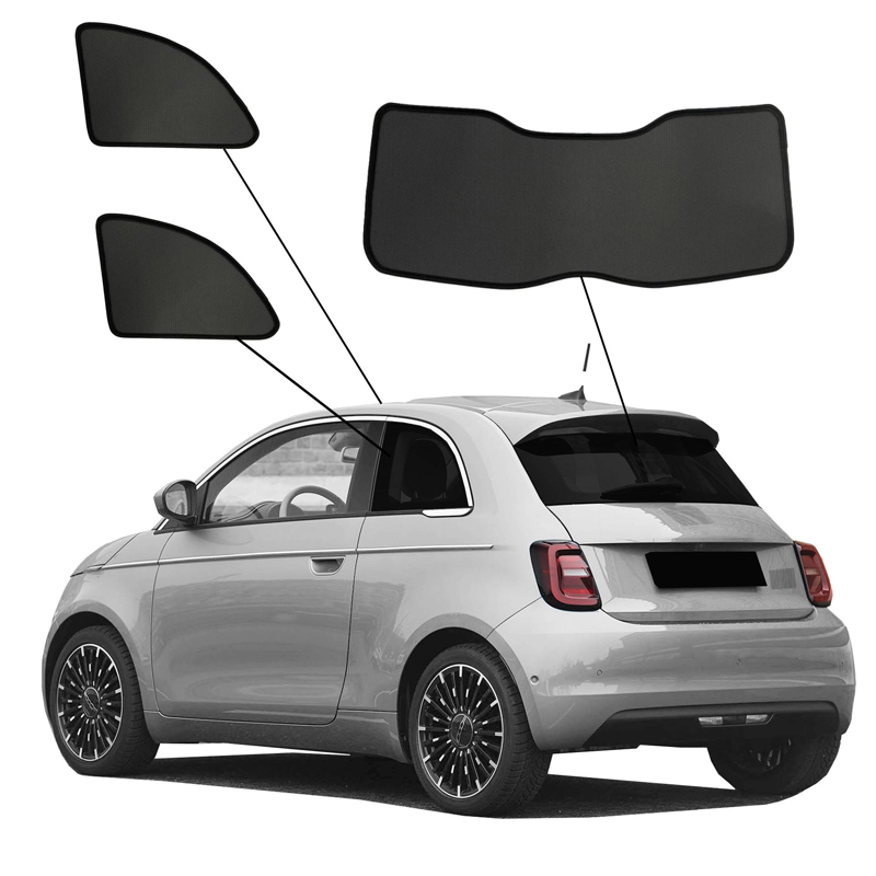 SunClip Protection visuelle & solaire sur mesure pour Fiat 500e (332) 2020- excl. 3+1