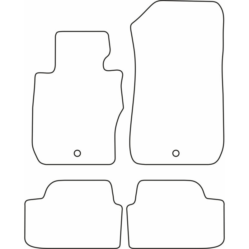 Set de tapis de sol sur mesure pour BMW Série 1 E8x 2004- / BMW Série 3 Coupe/Cabrio E92/E93
