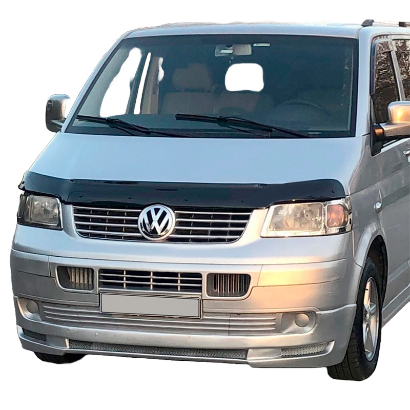 Protection du capot sur mesure pour Volkswagen Transporter T5 2003-2009 - Noir brillant