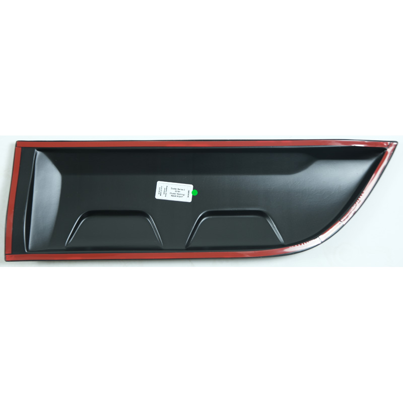 Jeu de baguettes de porte sur mesure pour Dacia Duster II 2018-2024 (Off-Road) (sans marquage Duster) - Noir mat