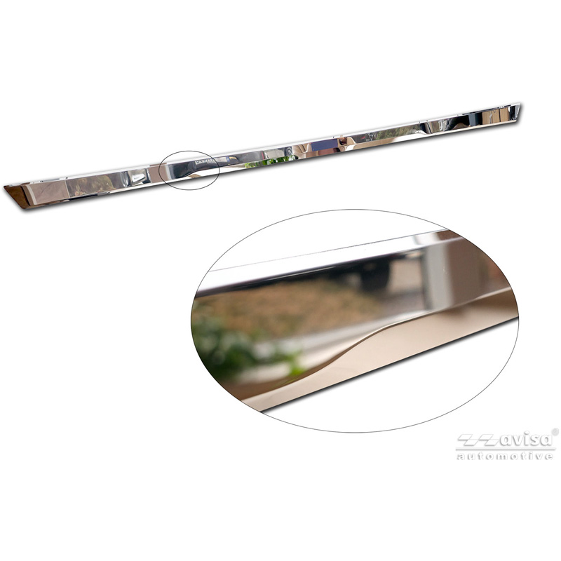 Avisa Revêtement d'habillage du hayon du coffre inox Chrome sur mesure pour BMW X3 (G45) 2024- excl. M-Sport