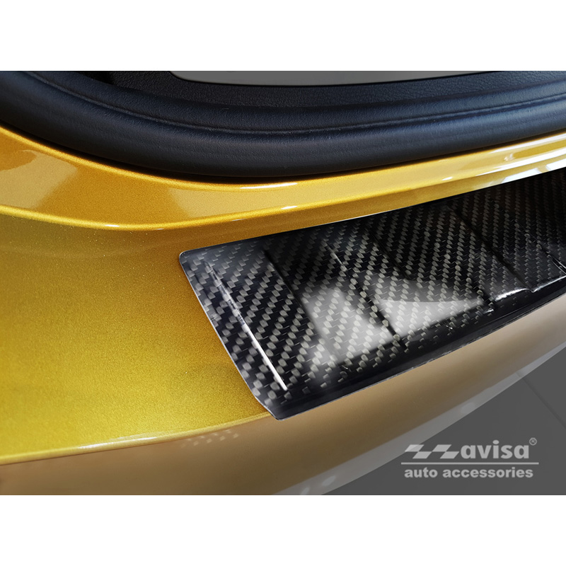 Protection de seuil arrière carboné 3D sur mesure pour BMW X2 F39 M-Paquet 2018-2023