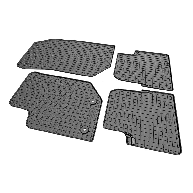 Set tapis de caoutchouc sur mesure pour Jeep Avenger (essence) 2023- (4-pièces + points de fixage)