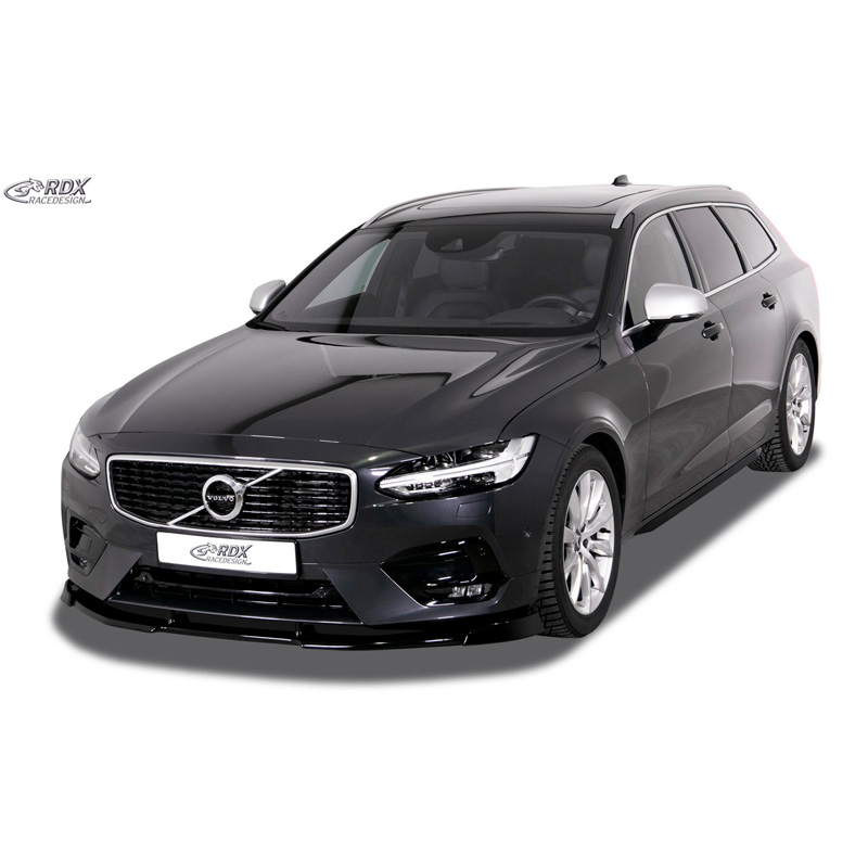 Jupes latérales 'Slim' sur mesure pour Volvo S90/V90 2016- (ABS noir luisant)