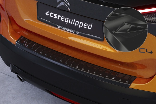 Bumperbeschermer voor Citroën C4 (3e generatie) / e-C4 Glans Zwart