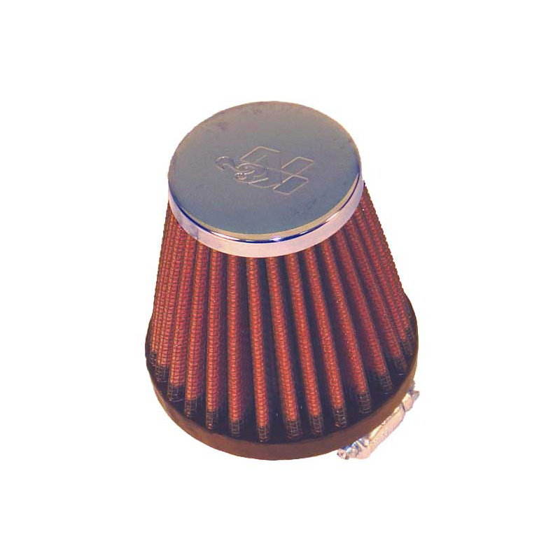 K&N Filtre à Air Universel Conique 40mm raccordement, 76mm de base, 51mm en haut, 76mm hauteur (RC-2310)