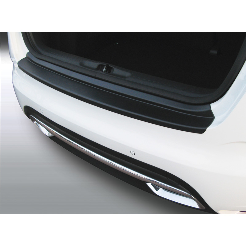 Protection de seuil arrière (ABS) sur mesure pour Citroën DS4 2011-2018 Noir