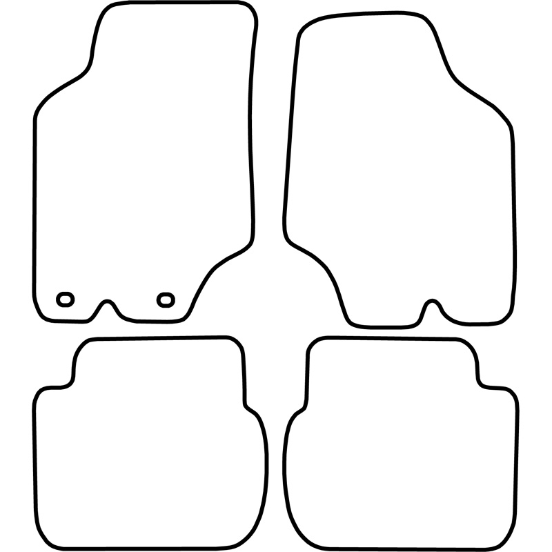 Set de tapis de sol sur mesure pour Kia Sephia 1994-2001