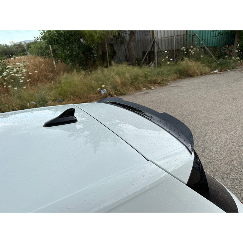 Becquet de toit (Spoiler Cap) sur mesure pour Volkswagen Golf VIII (CD1) GTI / R 2020- (ABS Noir brillant)