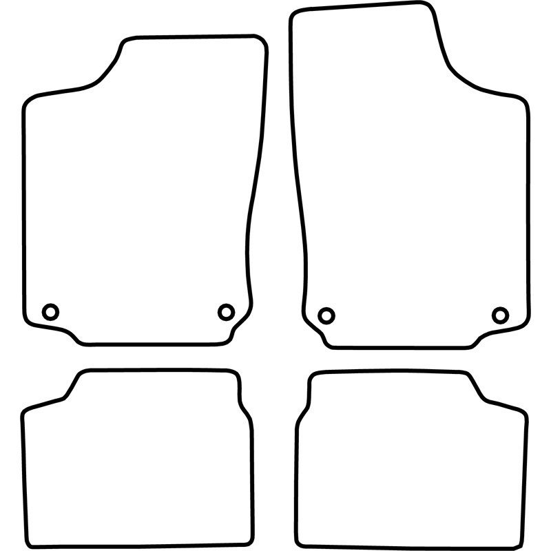 Set de tapis de sol sur mesure pour Opel Corsa C 2000-2006