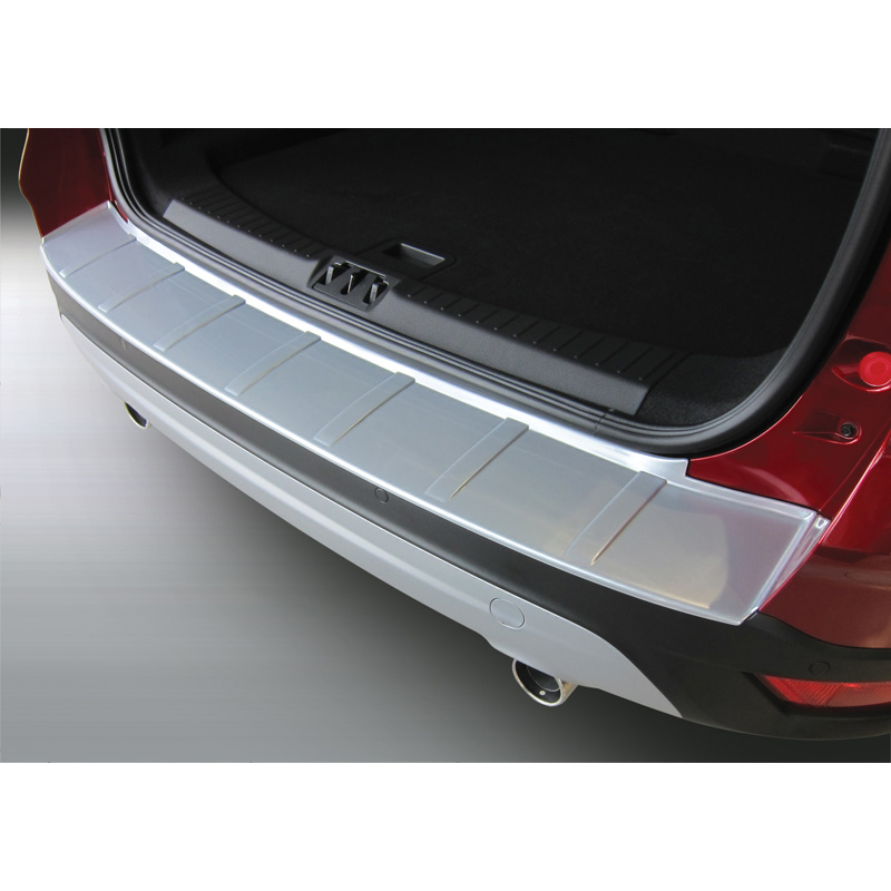 Protection de seuil arrière (ABS) sur mesure pour Ford Kuga Mk2 2013-2019 Argent