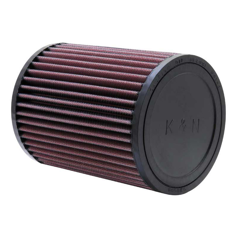 K&N Filtre à Air Universel Cylindrique 76mm raccordement, 127mm diamètre, 165mm hauteur (RU-2820)