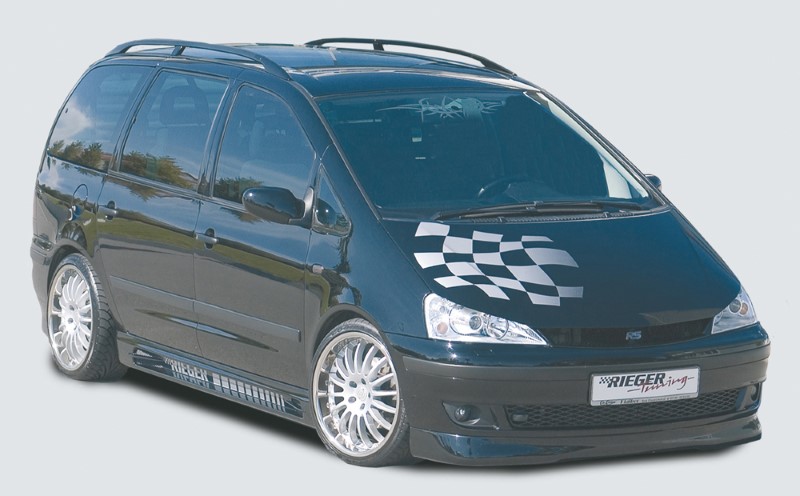 Zijskirts VW Sharan met 2 schacht en 2 uitsnedes Rieger