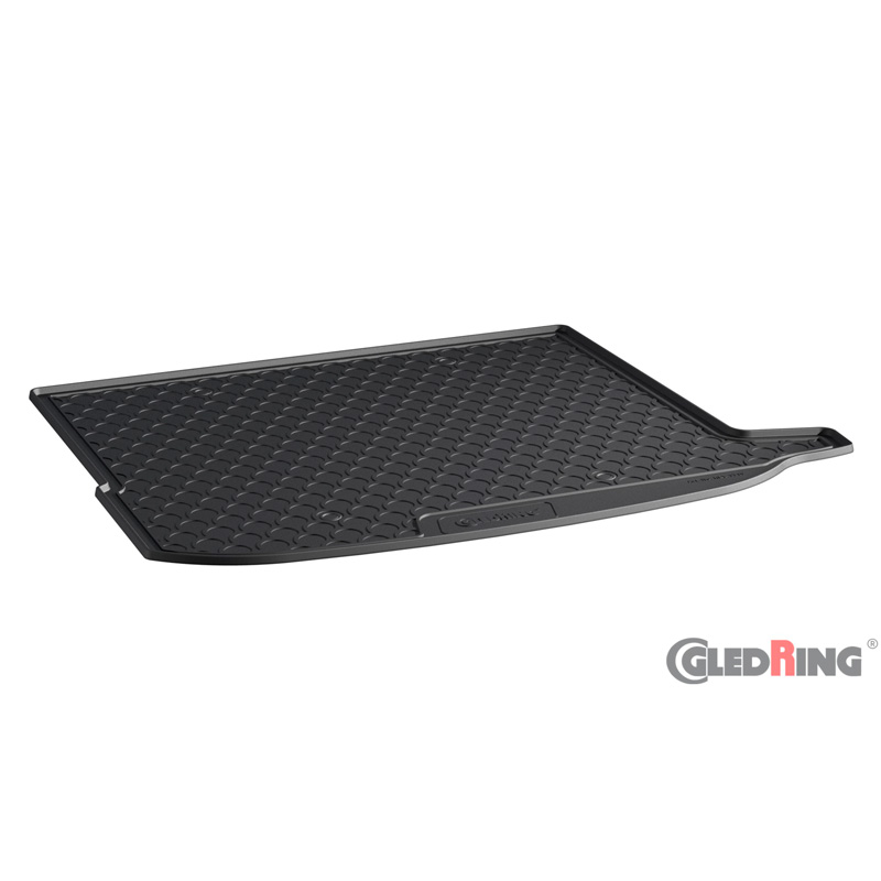 Coquille coffre-arrière Rubbasol (caoutchouc) sur mesure pour Mercedes GLC Coupe (C253) 2016- (avec paquet de coffre incl. filet à gauche)
