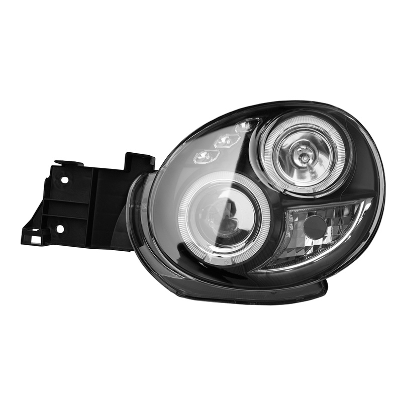 Set de Phares sur mesure pour Subaru Impreza 2000-2003 - Noir - incl. anneaux Angel-Eyes