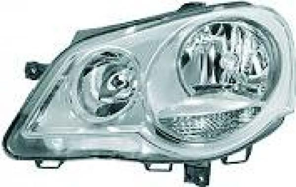 Koplamp links POLO 05-09 HELLA H7+H1
