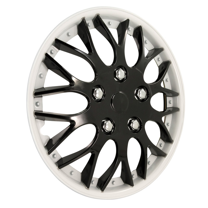 Jeu d'enjoliveurs Missouri 16-inch noir/bord blanc