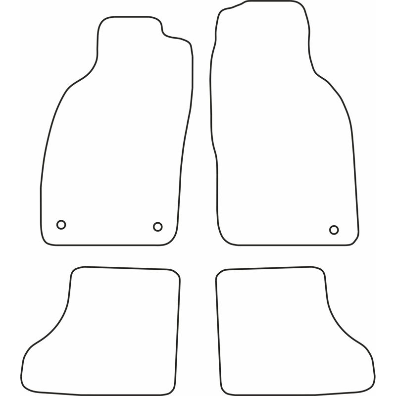 Set de tapis de sol sur mesure pour Saab 9-3 cabrio 1998-2002