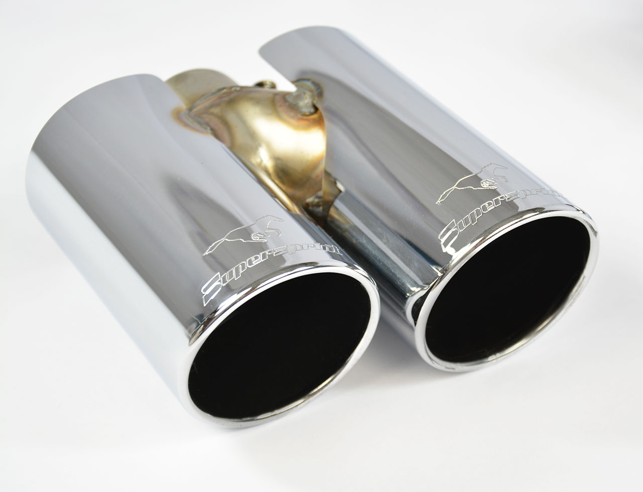 AUDI A3 8V QUATTRO 2.0 TDI (150 Hp) 2012 Endpipe kit 4 exit OO80 Right+ OO80 Left