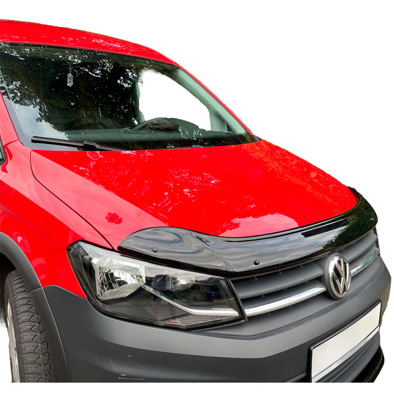 Protection du capot sur mesure pour Volkswagen Caddy MK4 2015-2020 - Noir brillant