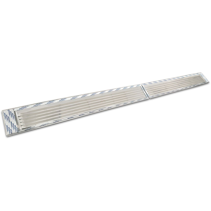 Avisa Protection de seuil arrière sur mesure pour Fiat Ducato III Facelift 2023- / Opel Movano III Facelift 2023- / Toyota Proace Max 2024- 'Ribs' (2 parties)