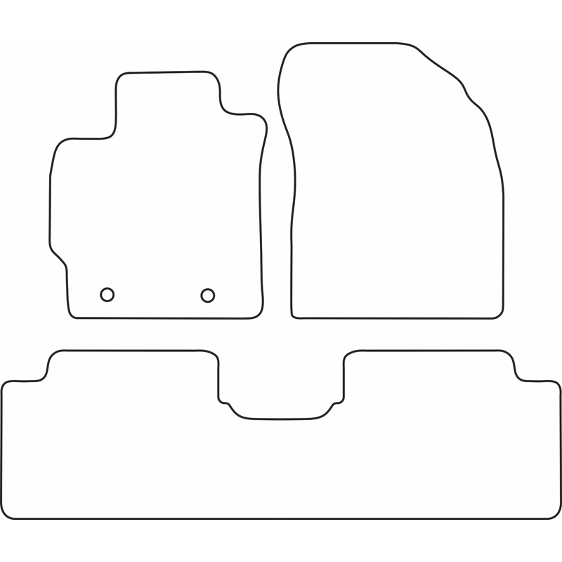 Set de tapis de sol sur mesure pour Toyota Auris 2007-2012