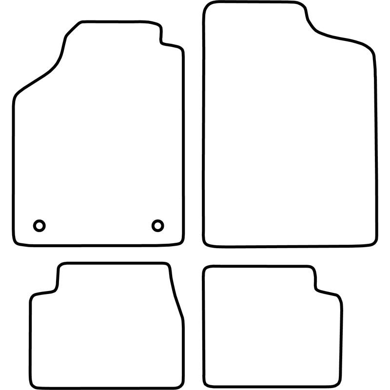 Set de tapis de sol sur mesure pour Daihatsu Charade 1993-2001