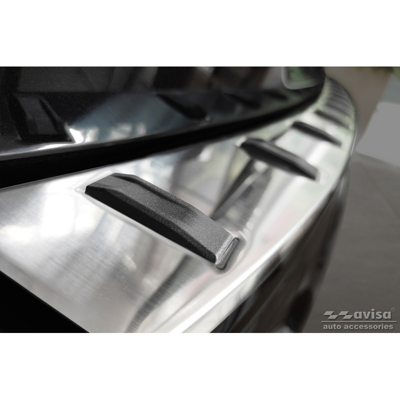 Protection de seuil arrière inox sur mesure pour Volkswagen Tiguan II 2016-2020 & Facelift 2020-2024 'STRONG EDITION'