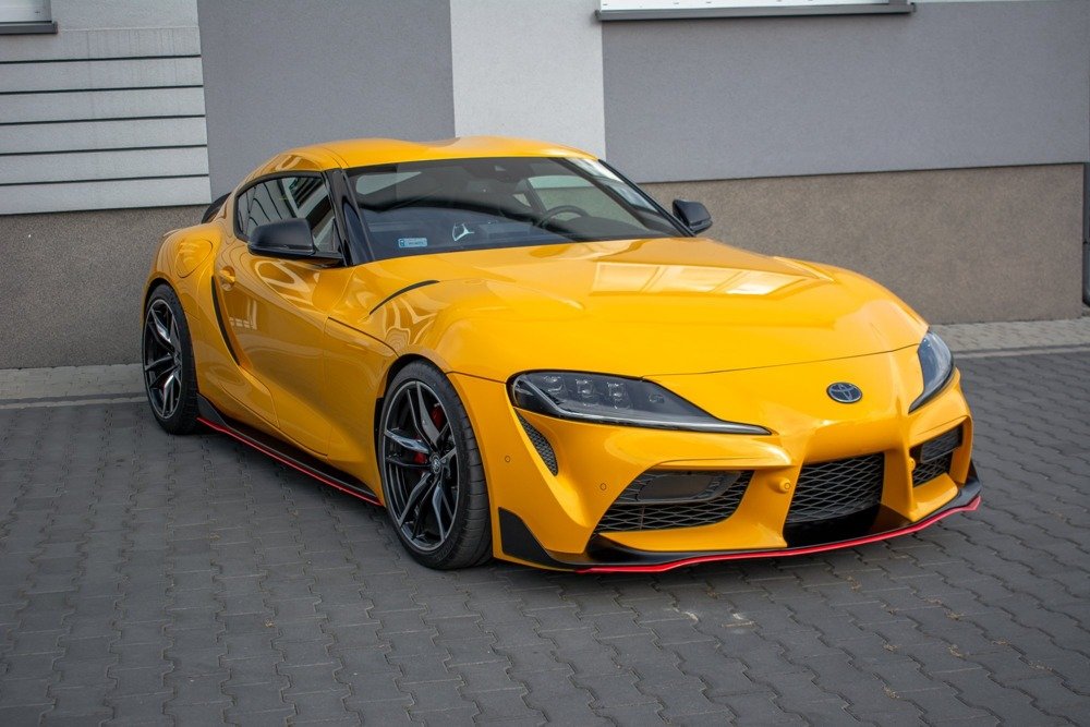 Zijskirts V.2 Toyota Supra MK5 Maxton Glans Zwart