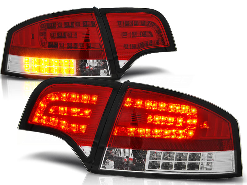 Feux arriere Audi A4, 04-07 LED/LIMOUSINE red/wit