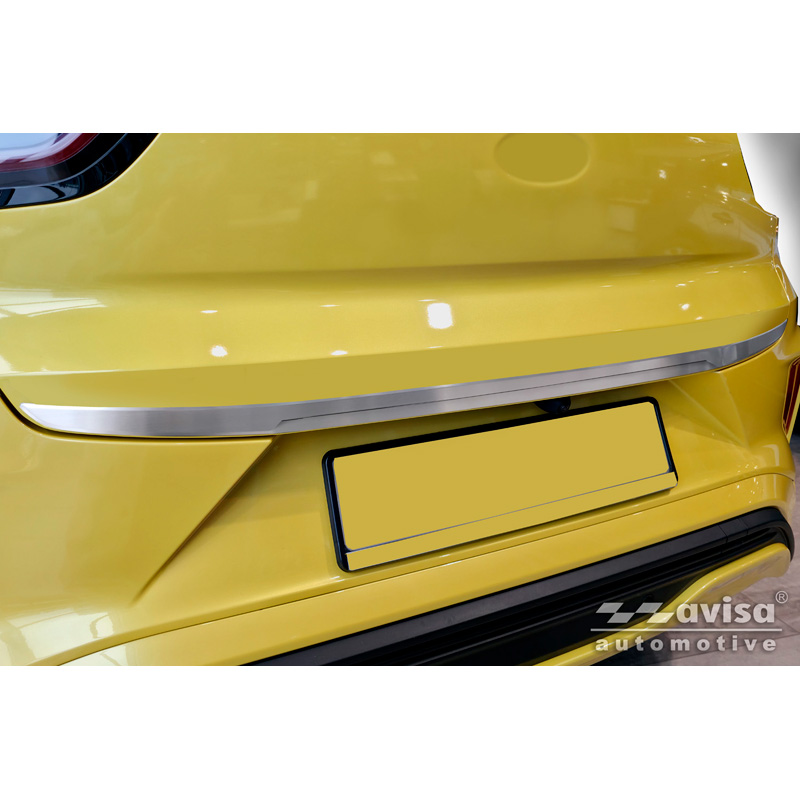 Avisa Revêtement d'habillage du hayon du coffre inox brossé sur mesure pour Ford Puma 2019-