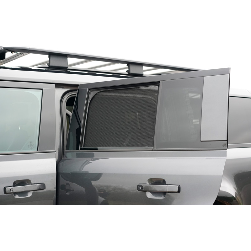 Set de Car Shades (portes arrières) sur mesure pour Land Rover Defender D130 5-portes 2020- (4-pièces)
