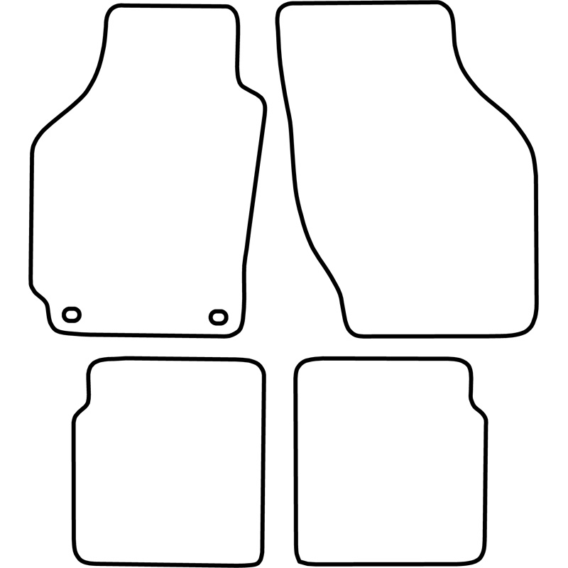 Set de tapis de sol sur mesure pour Suzuki Alto 1994-2002