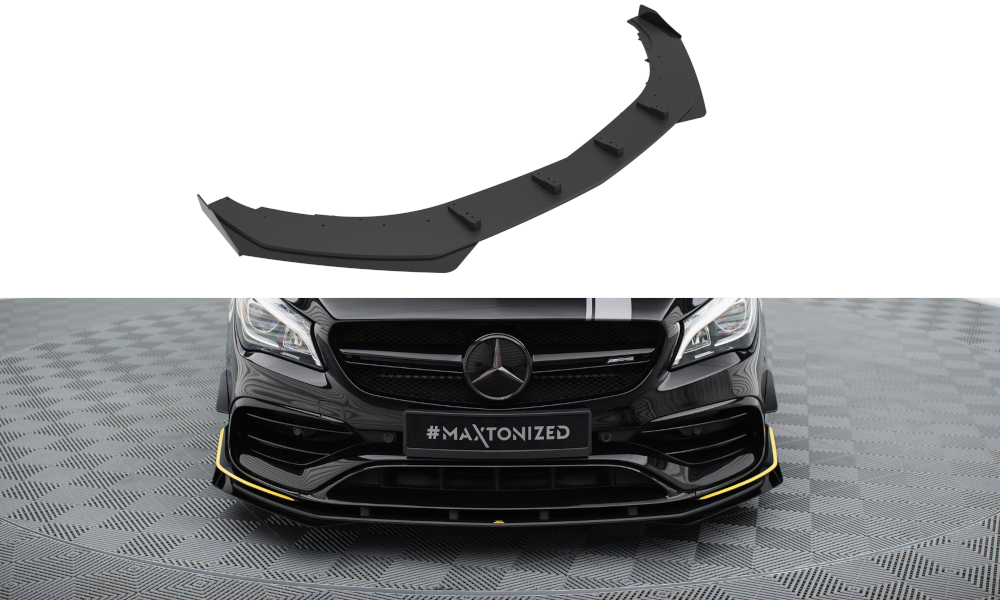 Voorspoiler met Canards Street Pro Mercedes AMG CLA 45 C117 FL Maxton
