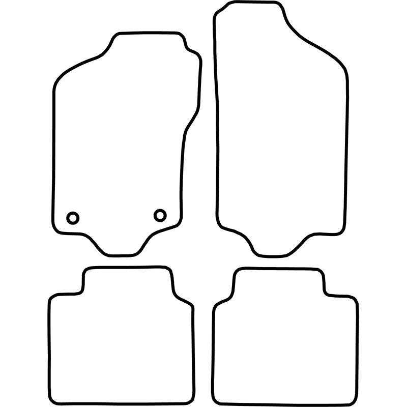 Set de tapis de sol sur mesure pour Fiat Tempra 1990-2000