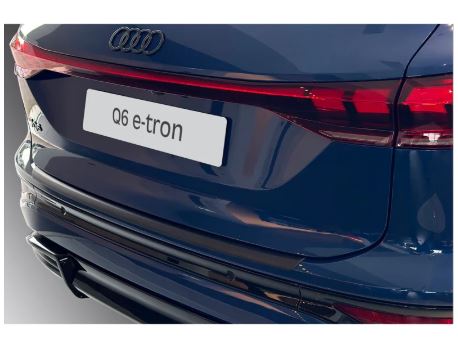 Protection de seuil arrière (ABS) sur mesure pour Audi Q6 e-tron (GFB) 2024- Noir