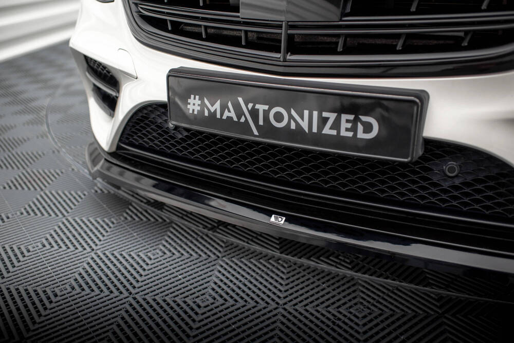 Voorspoiler V.1 Mercedes Benz S Klasse AMG Pakket W222 FL Maxton Glans Zwart