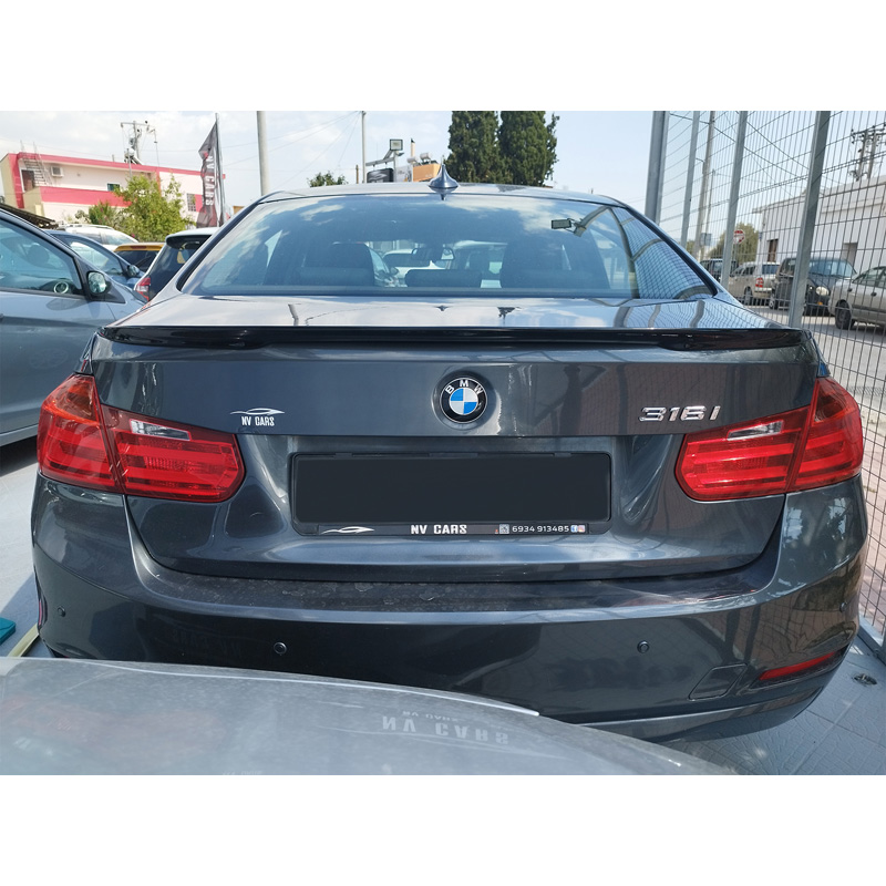 Lèvre spoiler arrière sur mesure pour BMW serie 3 F30 Sedan 2011-2018 (PU)