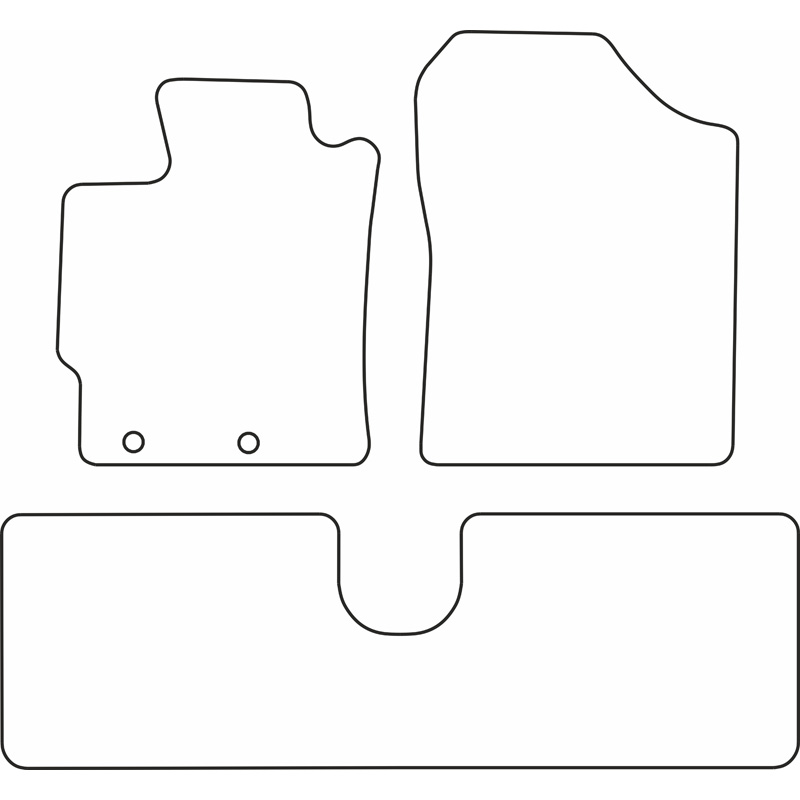 Set de tapis de sol sur mesure pour Toyota Yaris 2011-2020