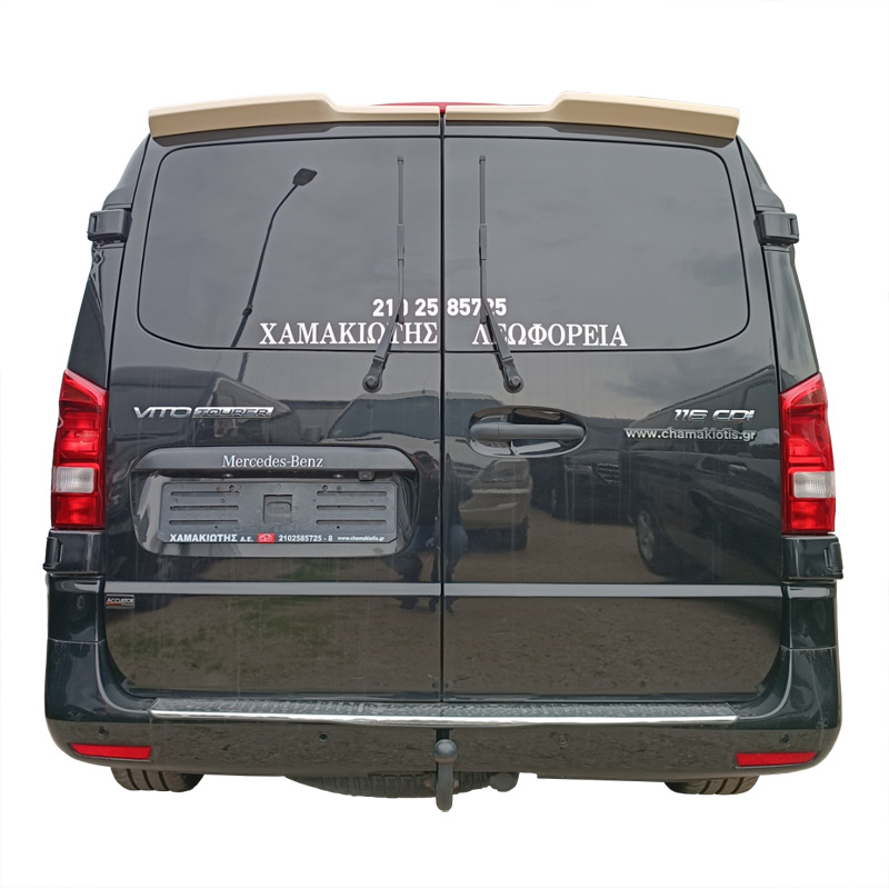 Becquet de toit sur mesure pour Mercedes Vito W447 2014- (avec 2 portes arrières) (PUR-IHS)