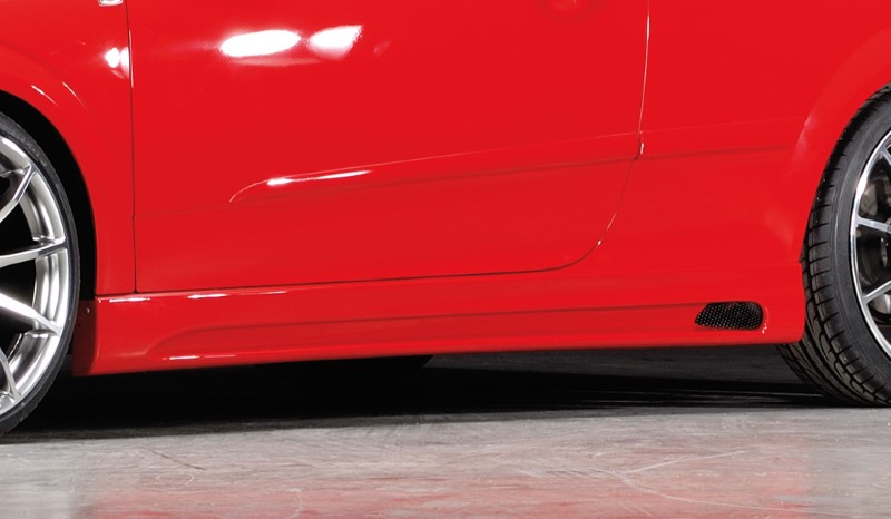 Zijskirts Opel Astra H GTC Rieger met uitsnede