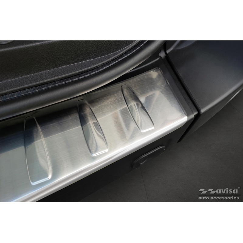 Protection de seuil arrière inox sur mesure pour Opel Movano / Renault Master III 2010-2018 & 2018-2021 'Ribs'