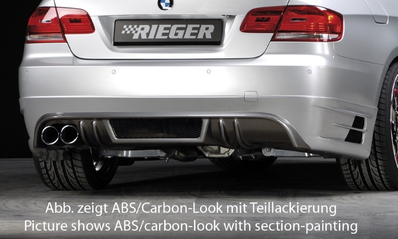 Achteraanzet Carbon BMW E92 alleen 335i Coupe Rieger