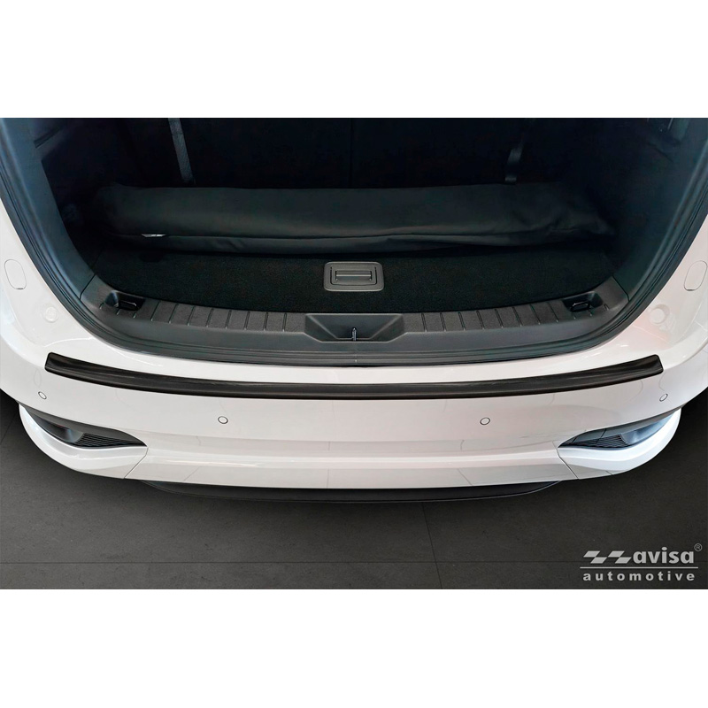 Avisa Protection de seuil arrière inox noir sur mesure pour Mazda CX-80 (KL) 2024-