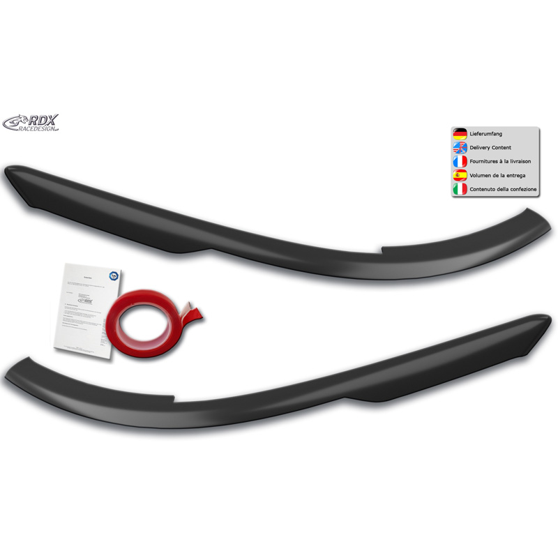 Spoilers de phares sur mesure pour Volkswagen Golf VIII (CD) 2020- (ABS)
