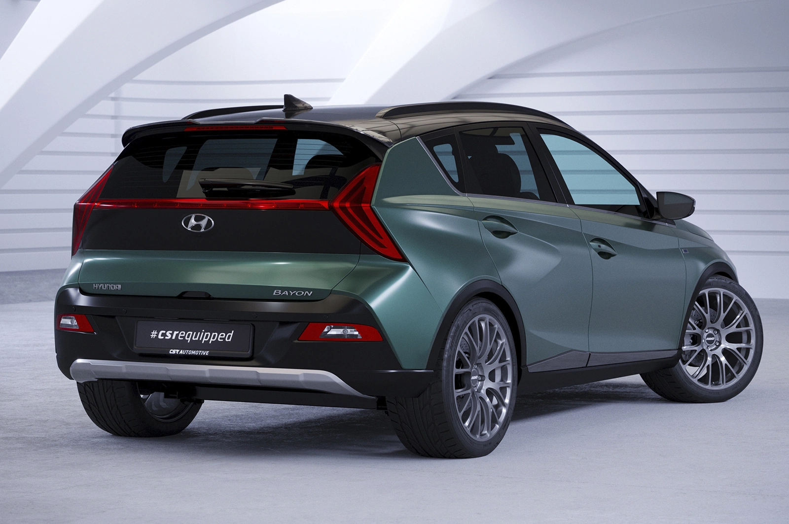 Achterspoiler Hyundai Bayon Glans Zwart – CSR Design (2021-)