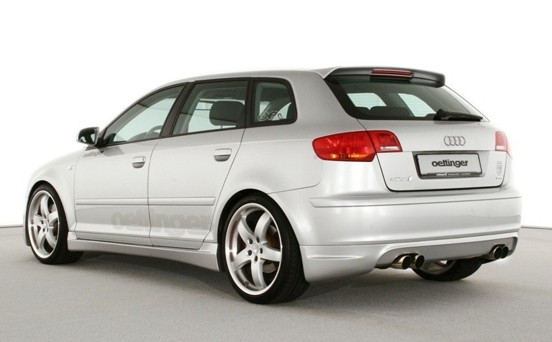 Einddemper Audi A3 8P Sportback 2.0 TFSI Quattro Duplex Oetinger