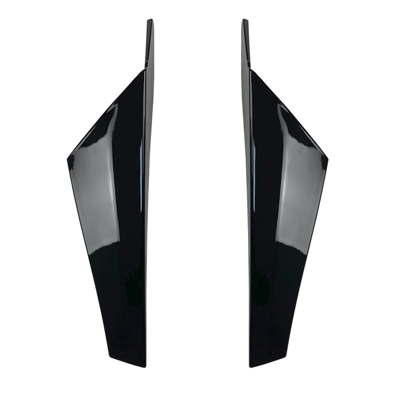 Jeu de déflecteurs d'air lunette arrière sur mesure pour Volkswagen Golf VIII HB 3/5-portes 2020- (ABS Noir Luisant)
